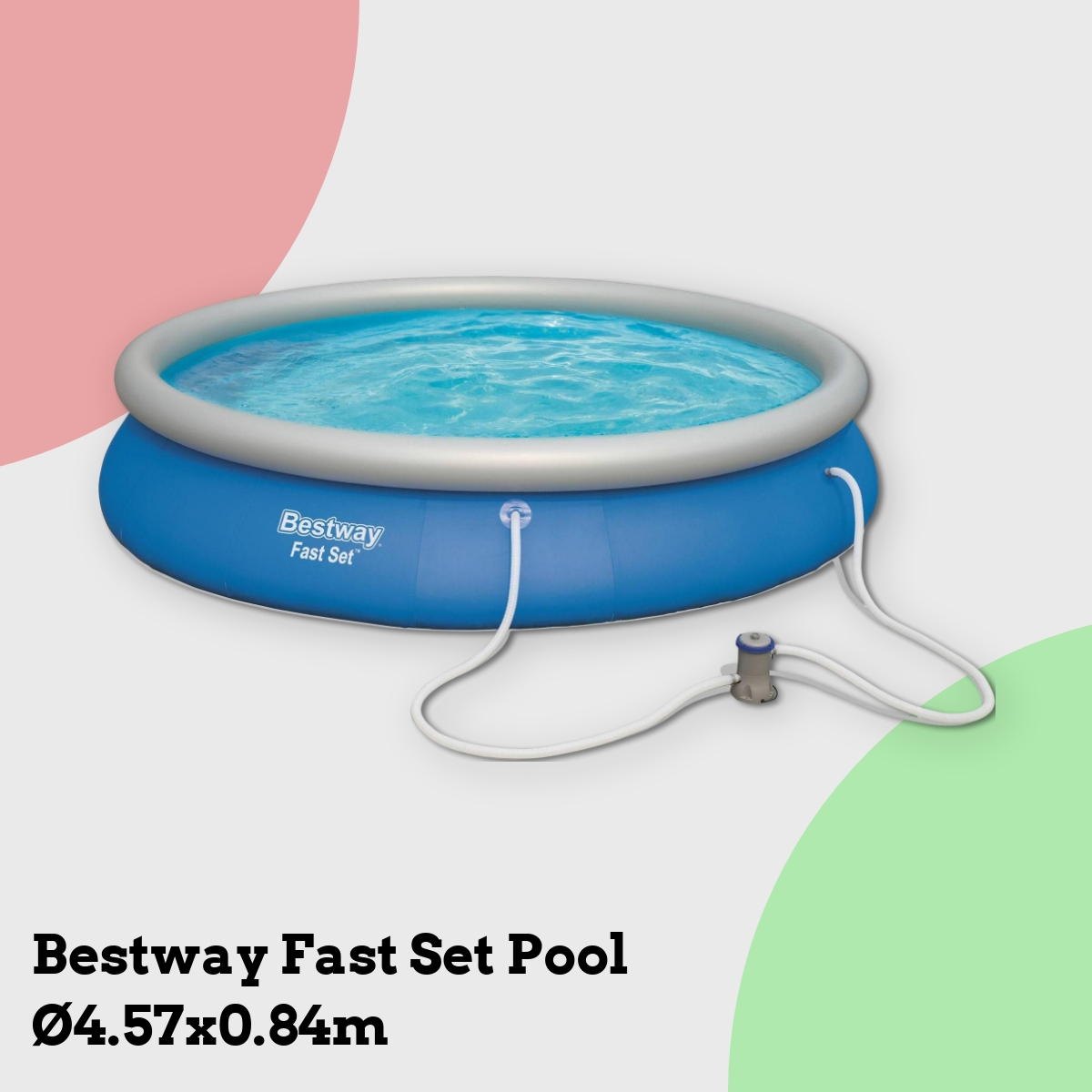 Anmeldelse af Bestway Fast Set Pool Ø4.57x0.84m