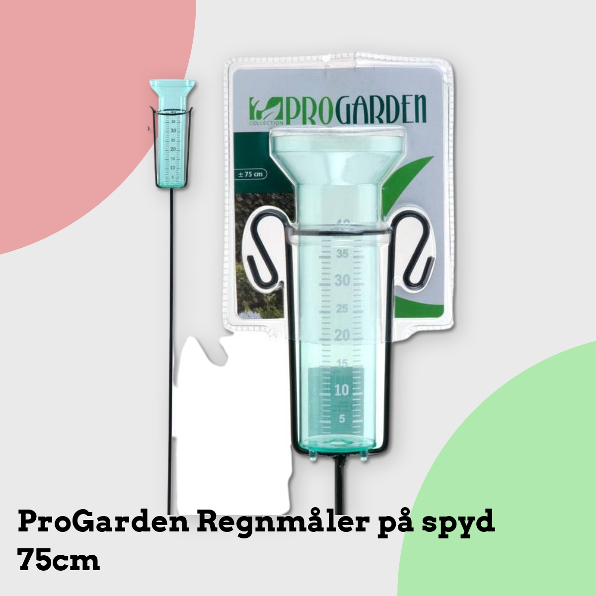 Anmeldelse af ProGarden Regnmåler på spyd 75cm