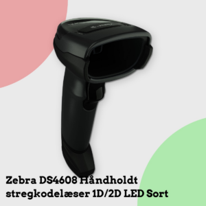 Anmeldelse af Zebra DS4608 Håndholdt stregkodelæser 1D/2D LED Sort
