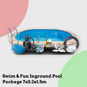 Anmeldelse af Swim & Fun Inground Pool Package 7x3.2x1.5m