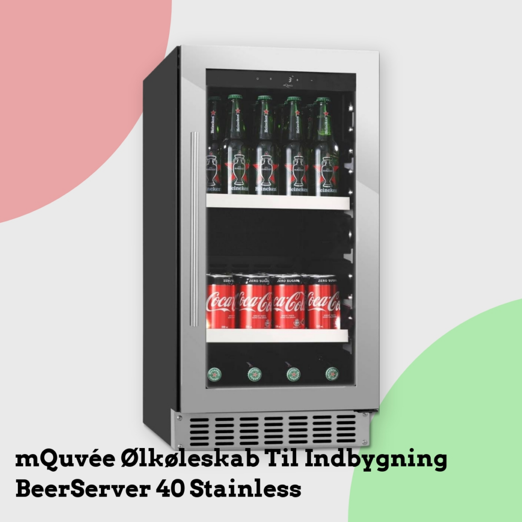 Anmeldelse af mQuvée Ølkøleskab Til Indbygning BeerServer 40 Stainless