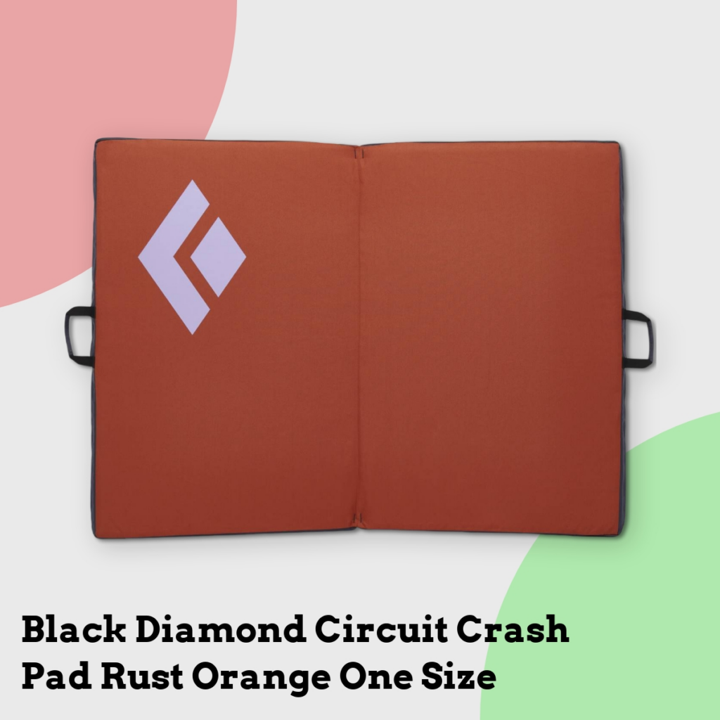 Anmeldelse af Black Diamond Circuit Crash Pad Rust Orange One Size