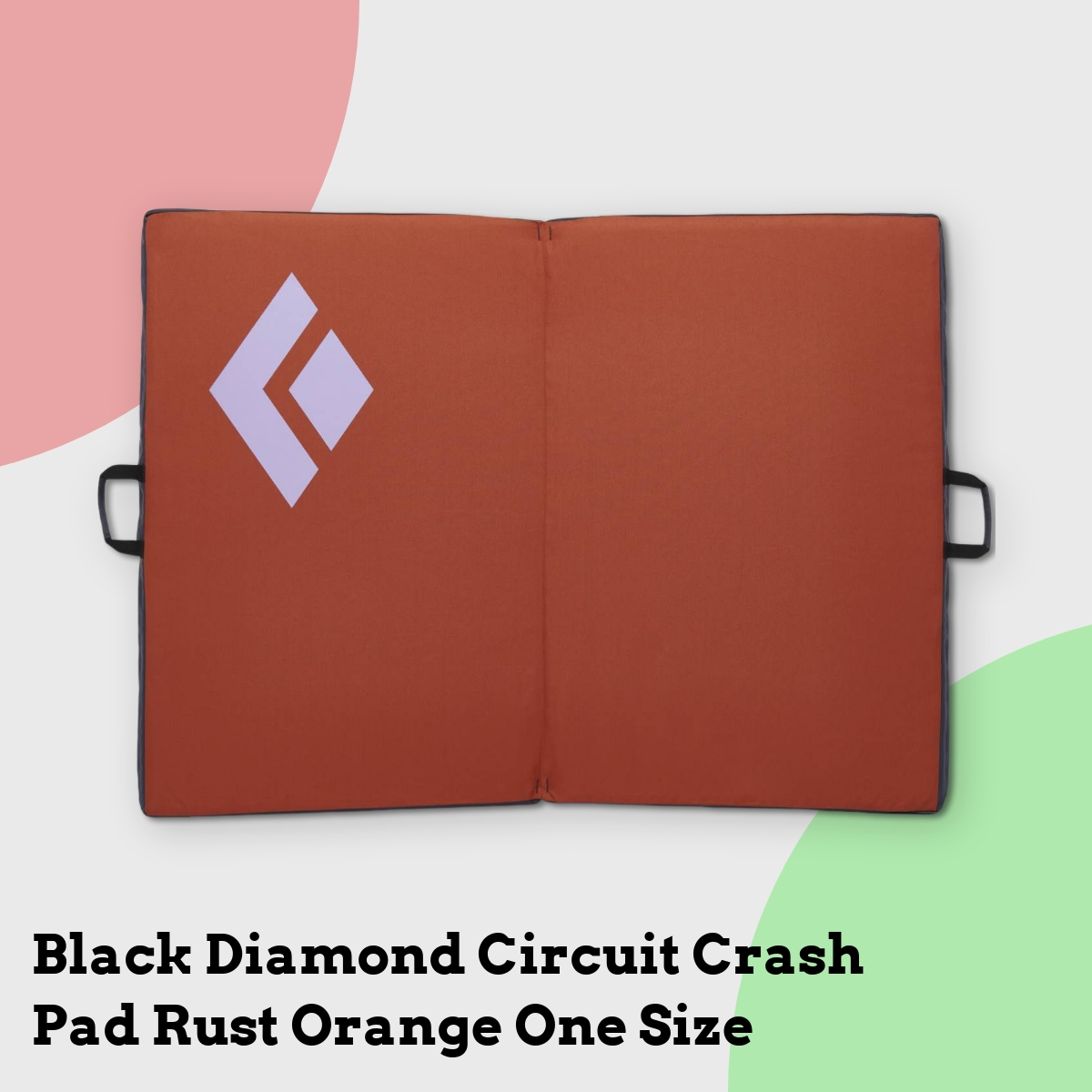 Anmeldelse af Black Diamond Circuit Crash Pad Rust Orange One Size