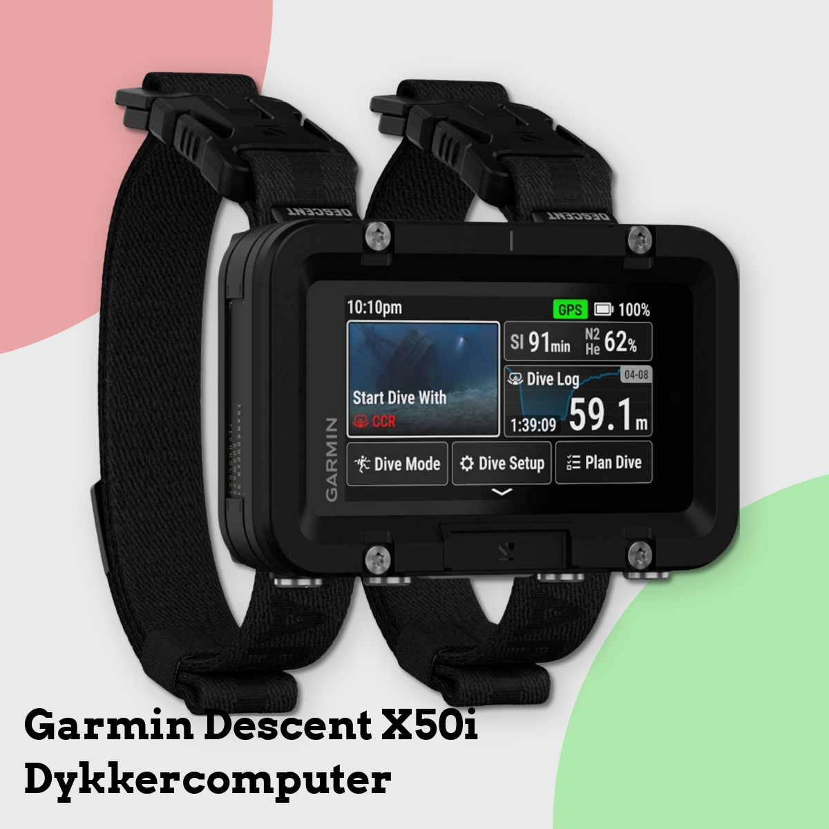 Anmeldelse af Garmin Descent X50i Dykkercomputer