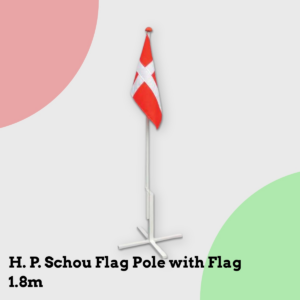 Anmeldelse af H. P. Schou Flag Pole with Flag 1.8m