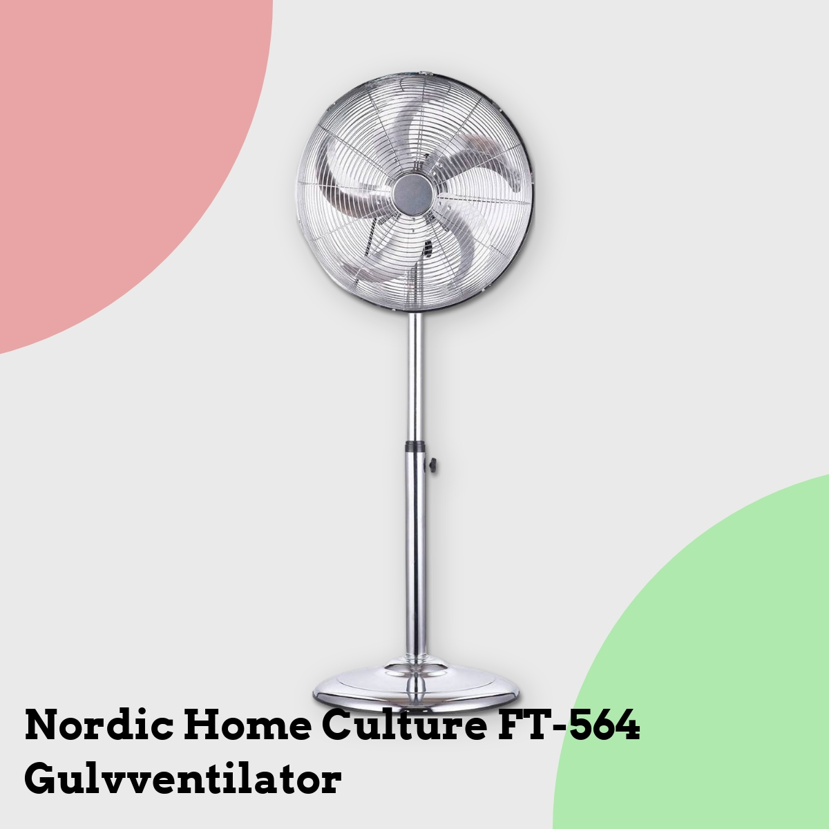 Anmeldelse af Nordic Home Culture FT-564 Gulvventilator