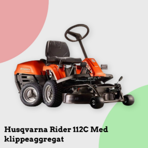 Anmeldelse af Husqvarna Rider 112C Med klippeaggregat