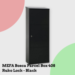 Anmeldelse af MEFA Bosca Parcel Box 408 Ruko Lock - Black