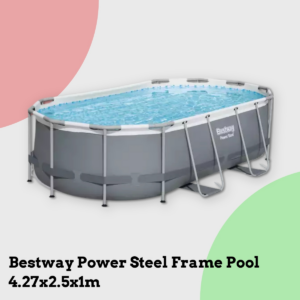 Anmeldelse af Bestway Power Steel Frame Pool 4.27x2.5x1m