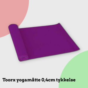 Anmeldelse af Toorx yogamåtte 0,4cm tykkelse