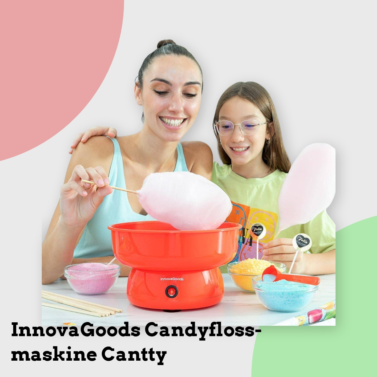 Anmeldelse af InnovaGoods Candyfloss-maskine Cantty
