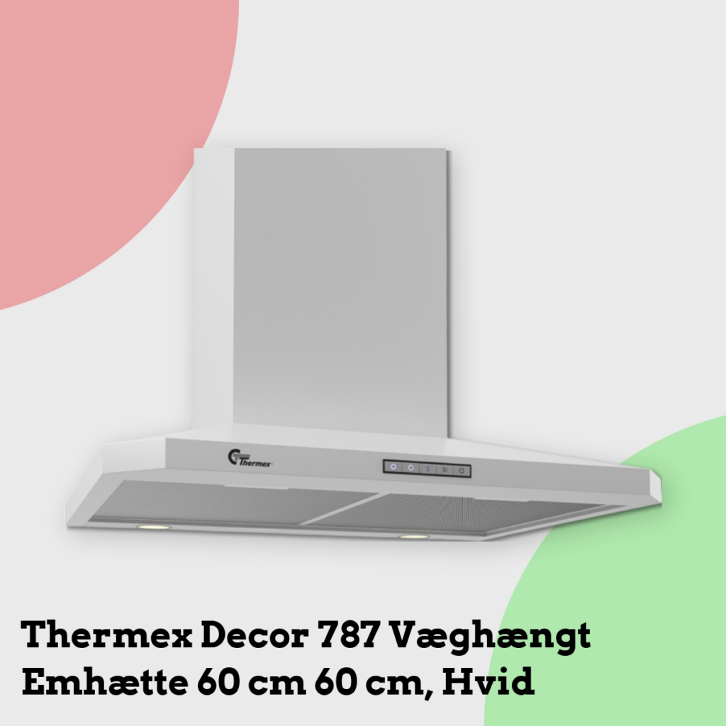 Anmeldelse af Thermex Decor 787 Væghængt Emhætte 60 cm 60 cm, Hvid