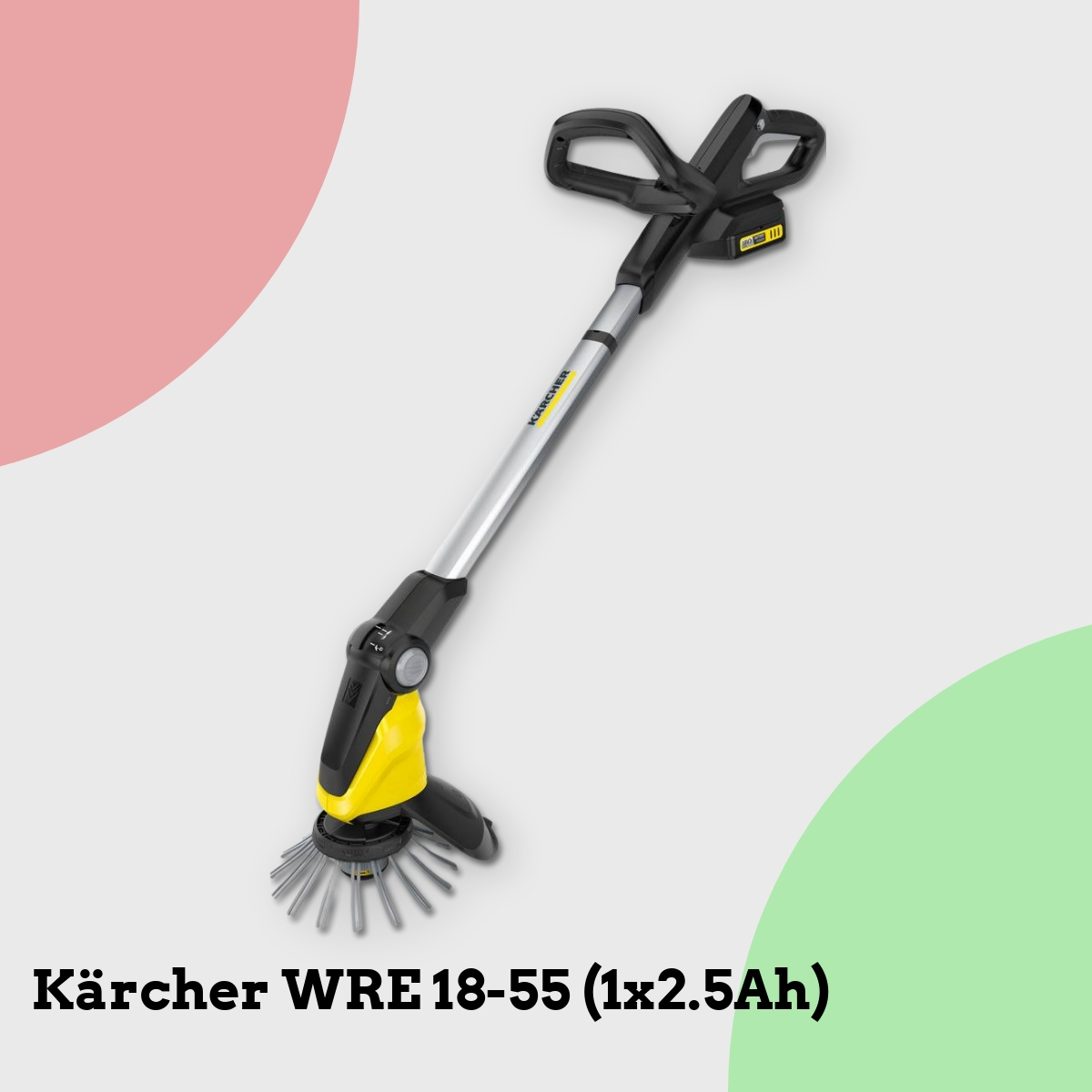 Anmeldelse af Kärcher WRE 18-55 (1x2.5Ah)