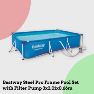 Anmeldelse af Bestway Steel Pro Frame Pool Set with Filter Pump 3x2.01x0.66m