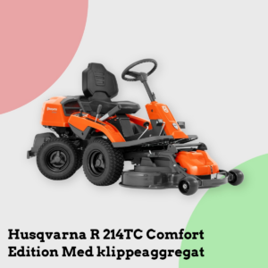 Anmeldelse af Husqvarna R 214TC Comfort Edition Med klippeaggregat