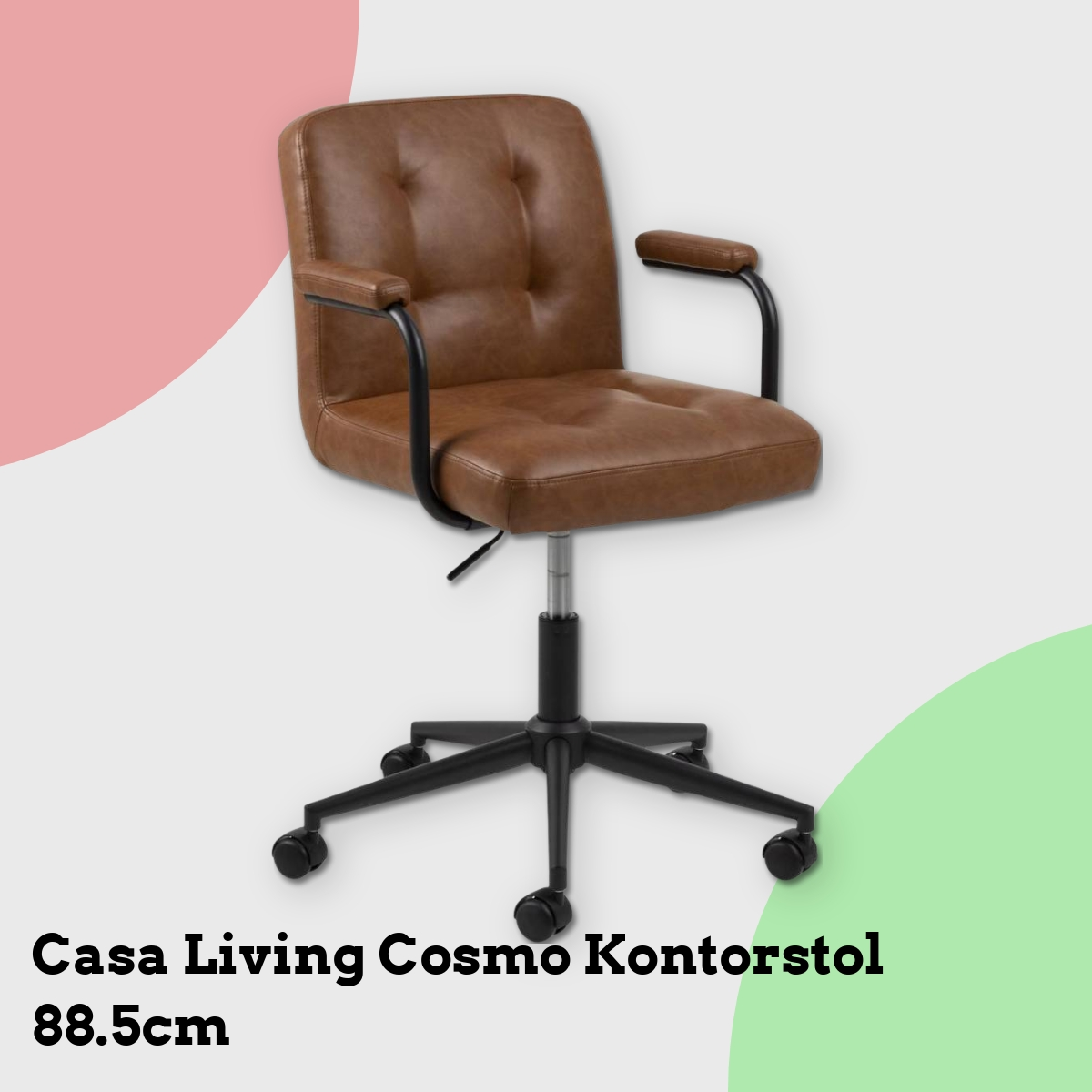 Anmeldelse af Casa Living Cosmo Kontorstol 88.5cm