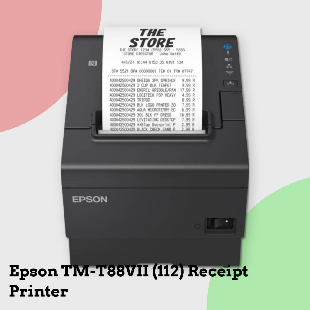 Anmeldelse af Epson TM-T88VII (112) Receipt Printer