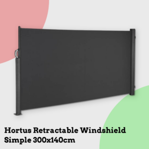 Anmeldelse af Hortus Retractable Windshield Simple 300x140cm