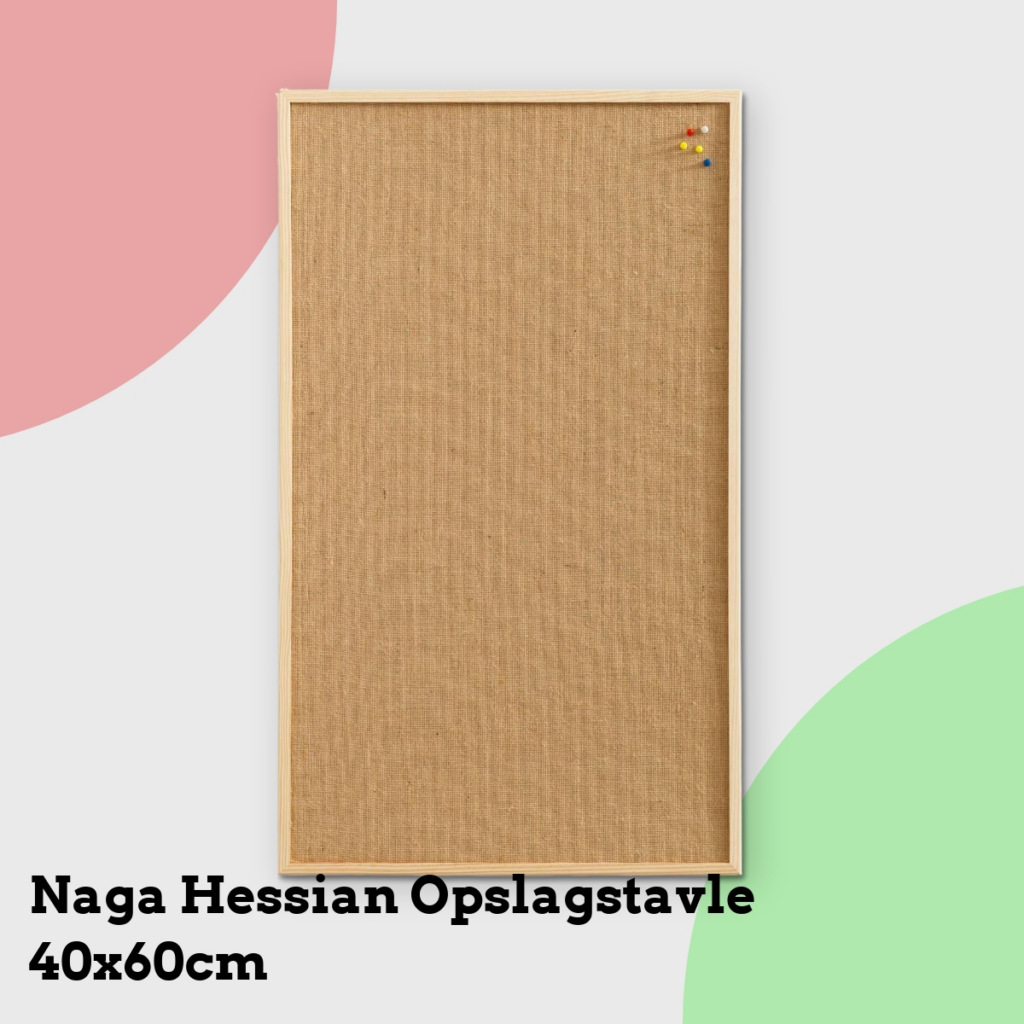 Anmeldelse af Naga Hessian Opslagstavle 40x60cm