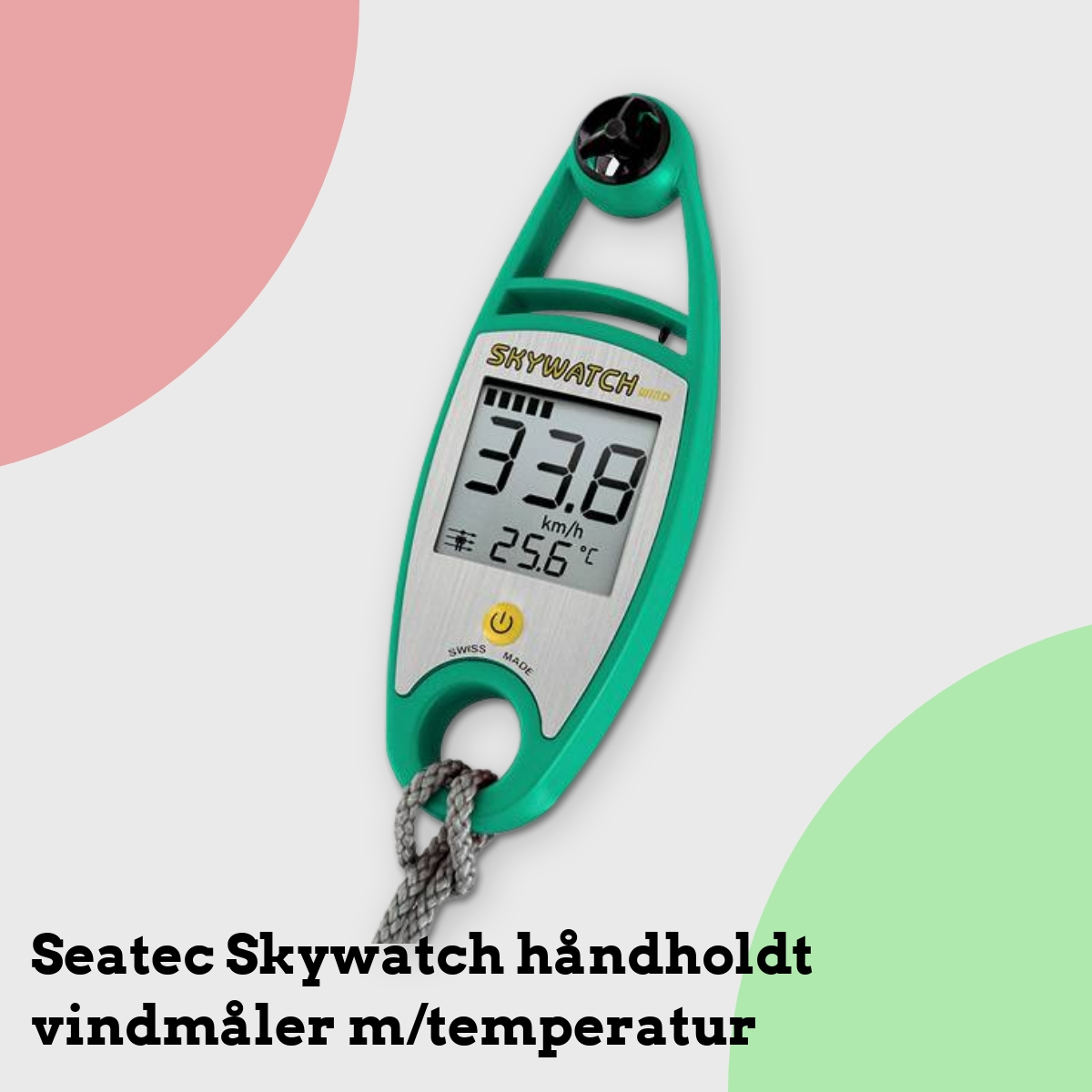 Anmeldelse af Seatec Skywatch håndholdt vindmåler m/temperatur