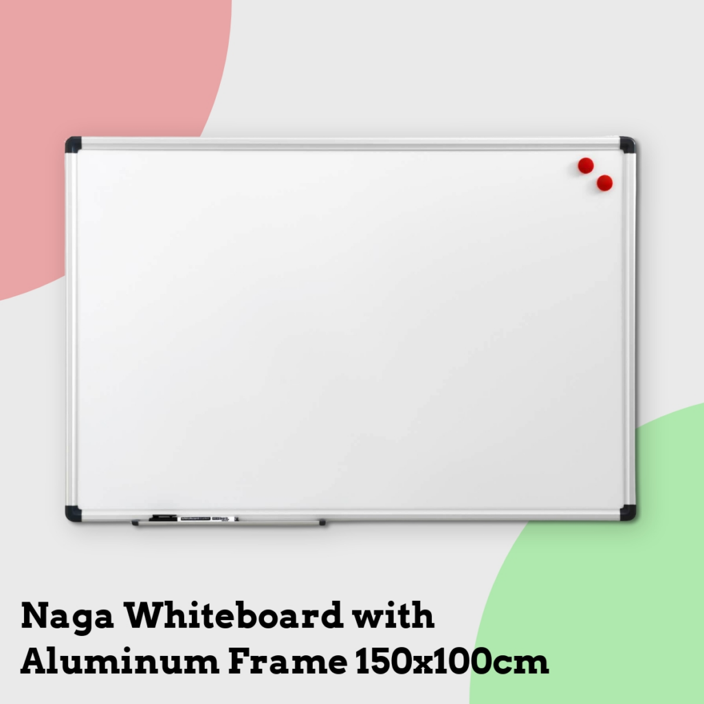 Anmeldelse af Naga Whiteboard with Aluminum Frame 150x100cm
