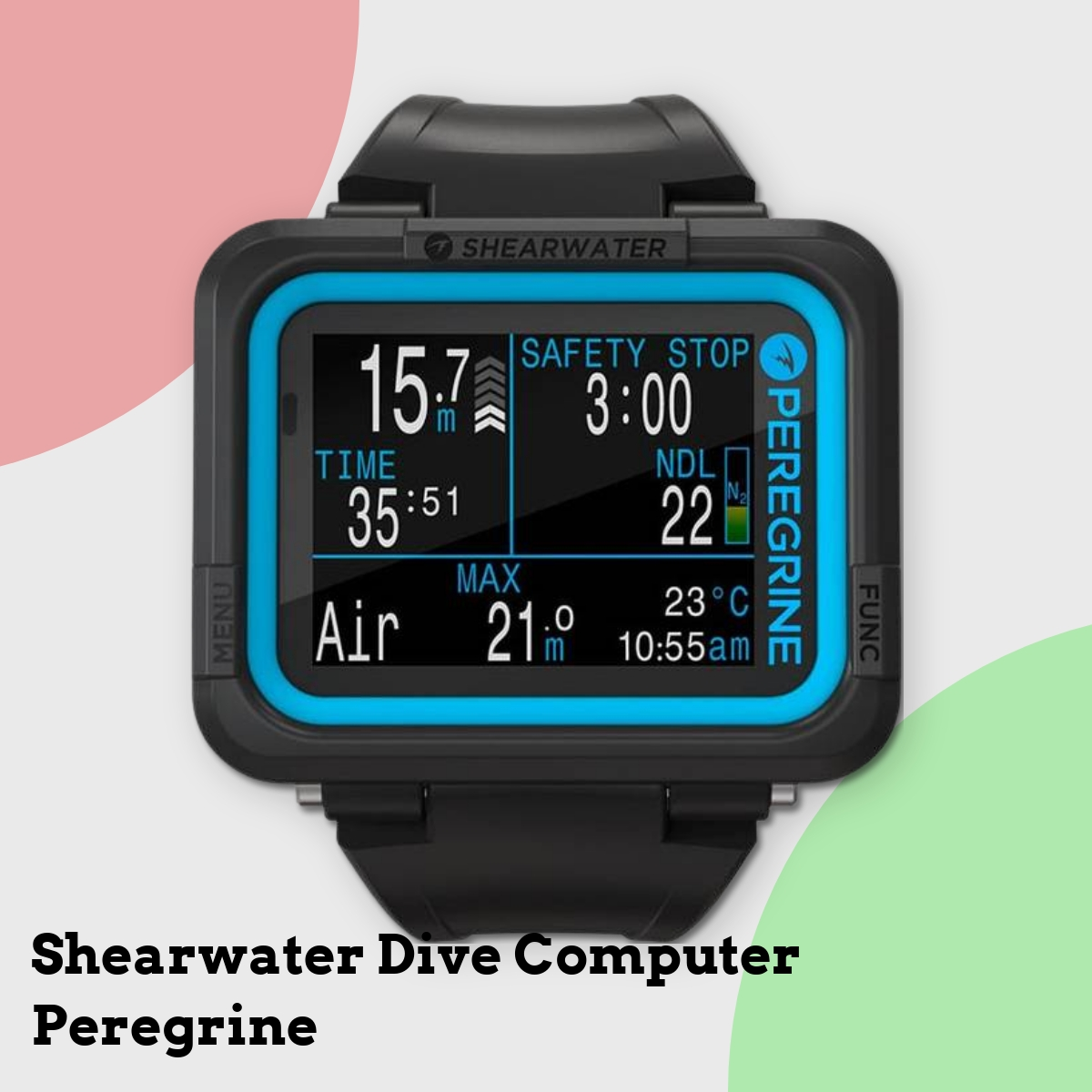 Anmeldelse af Shearwater Dive Computer Peregrine