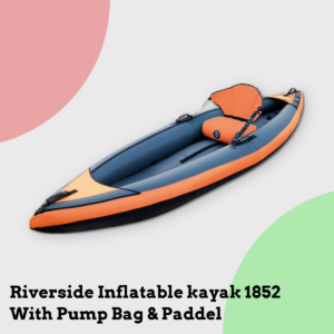 Anmeldelse af Riverside Inflatable kayak 1852 With Pump Bag & Paddel