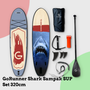 Anmeldelse af GoRunner Shark Sampak SUP Set 320cm