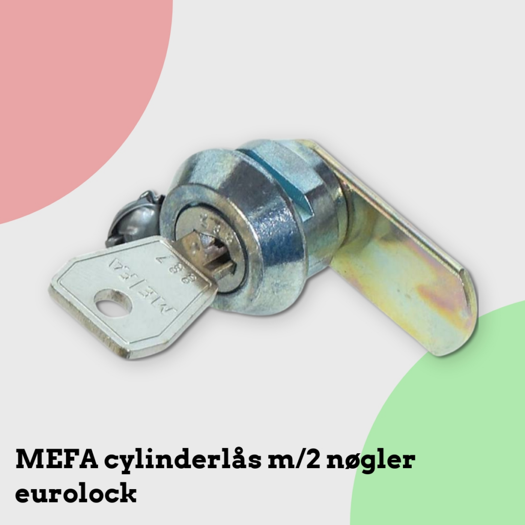 Anmeldelse af MEFA cylinderlås m/2 nøgler eurolock