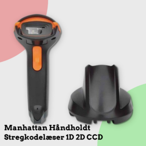 Anmeldelse af Manhattan Håndholdt Stregkodelæser 1D 2D CCD