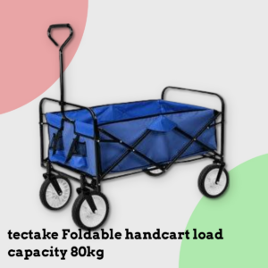 Anmeldelse af tectake Foldable handcart load capacity 80kg