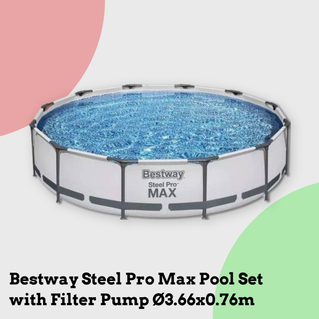 Anmeldelse af Bestway Steel Pro Max Pool Set with Filter Pump Ø3.66x0.76m