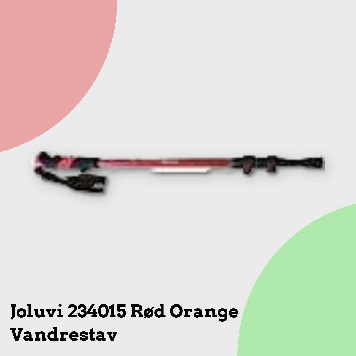 Anmeldelse af Joluvi 234015 Rød Orange Vandrestav