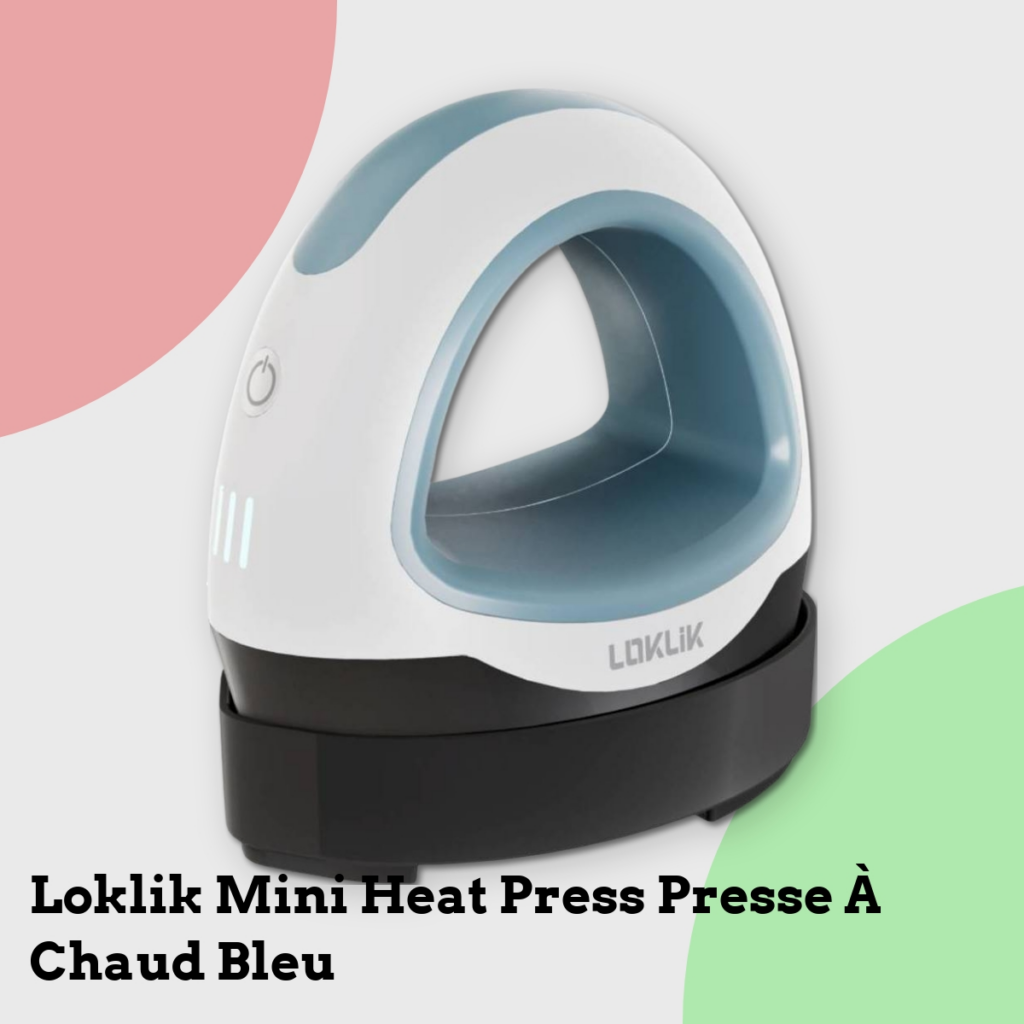 Anmeldelse af Loklik Mini Heat Press Presse À Chaud Bleu