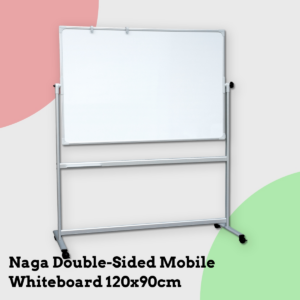Anmeldelse af Naga Double-Sided Mobile Whiteboard 120x90cm