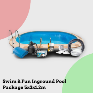 Anmeldelse af Swim & Fun Inground Pool Package 5x3x1.2m