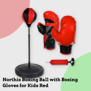 Anmeldelse af Northix Boxing Ball with Boxing Gloves for Kids Red