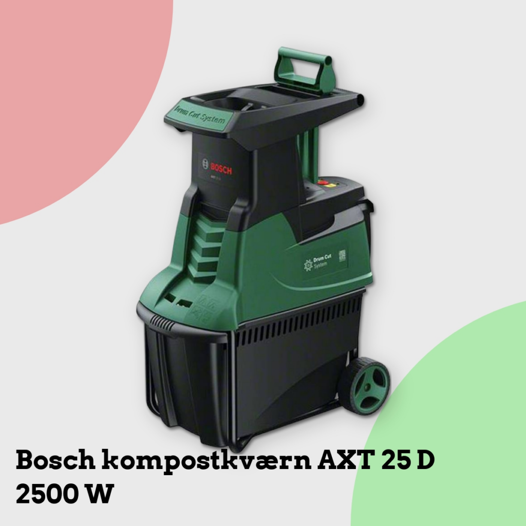 Anmeldelse af Bosch kompostkværn AXT 25 D 2500 W