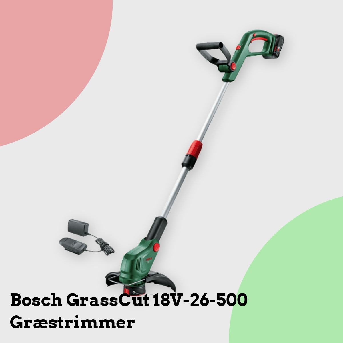 Anmeldelse af Bosch GrassCut 18V-26-500 Græstrimmer