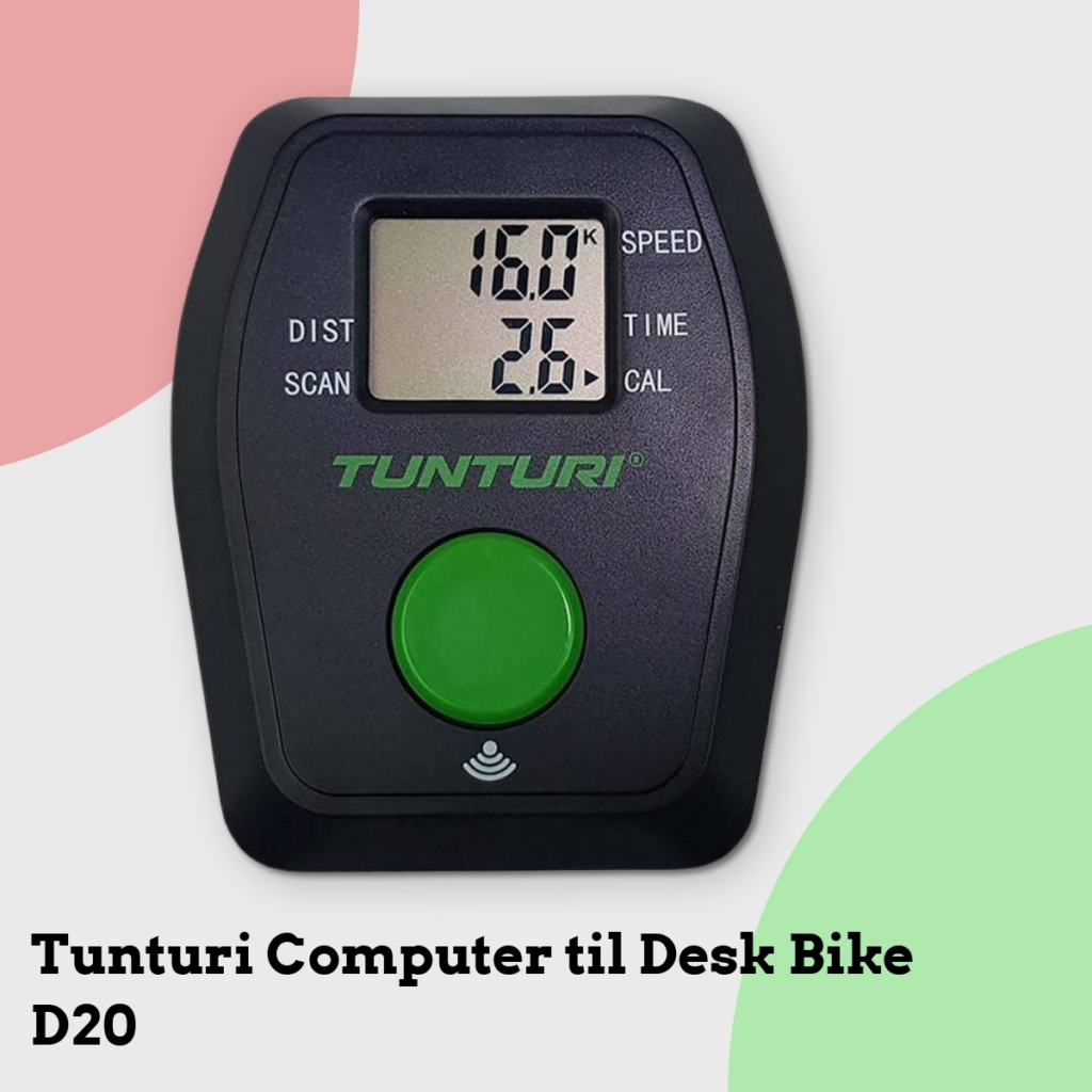 Anmeldelse af Tunturi Computer til Desk Bike D20