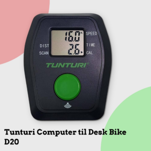 Anmeldelse af Tunturi Computer til Desk Bike D20