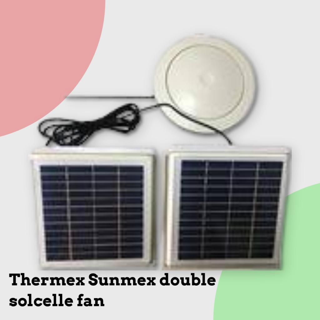 Anmeldelse af Thermex Sunmex double solcelle fan