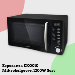 Anmeldelse af Esperanza EKO010 Mikrobølgeovn 1200W Sort