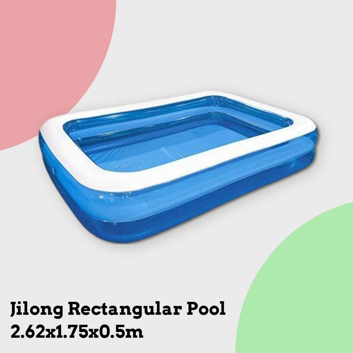 Anmeldelse af Jilong Rectangular Pool 2.62x1.75x0.5m