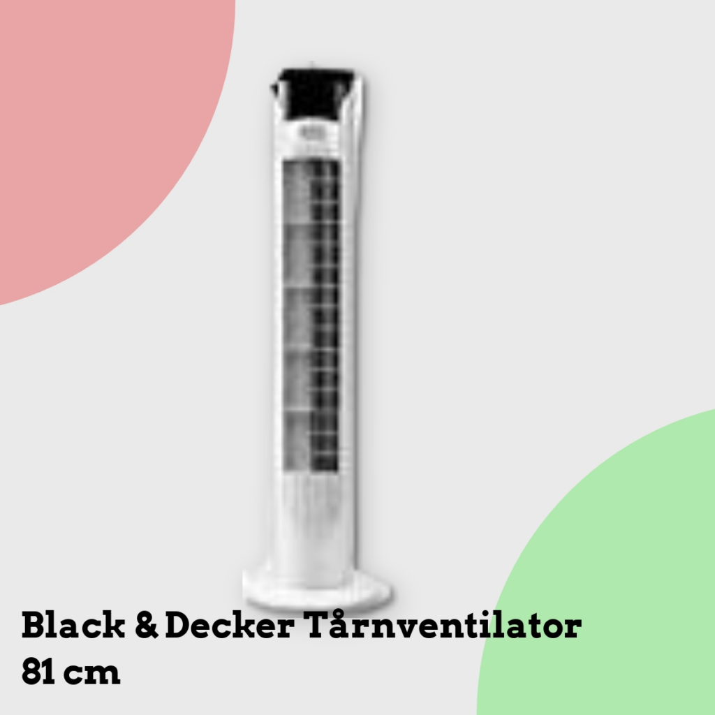 Anmeldelse af Black & Decker Tårnventilator 81 cm