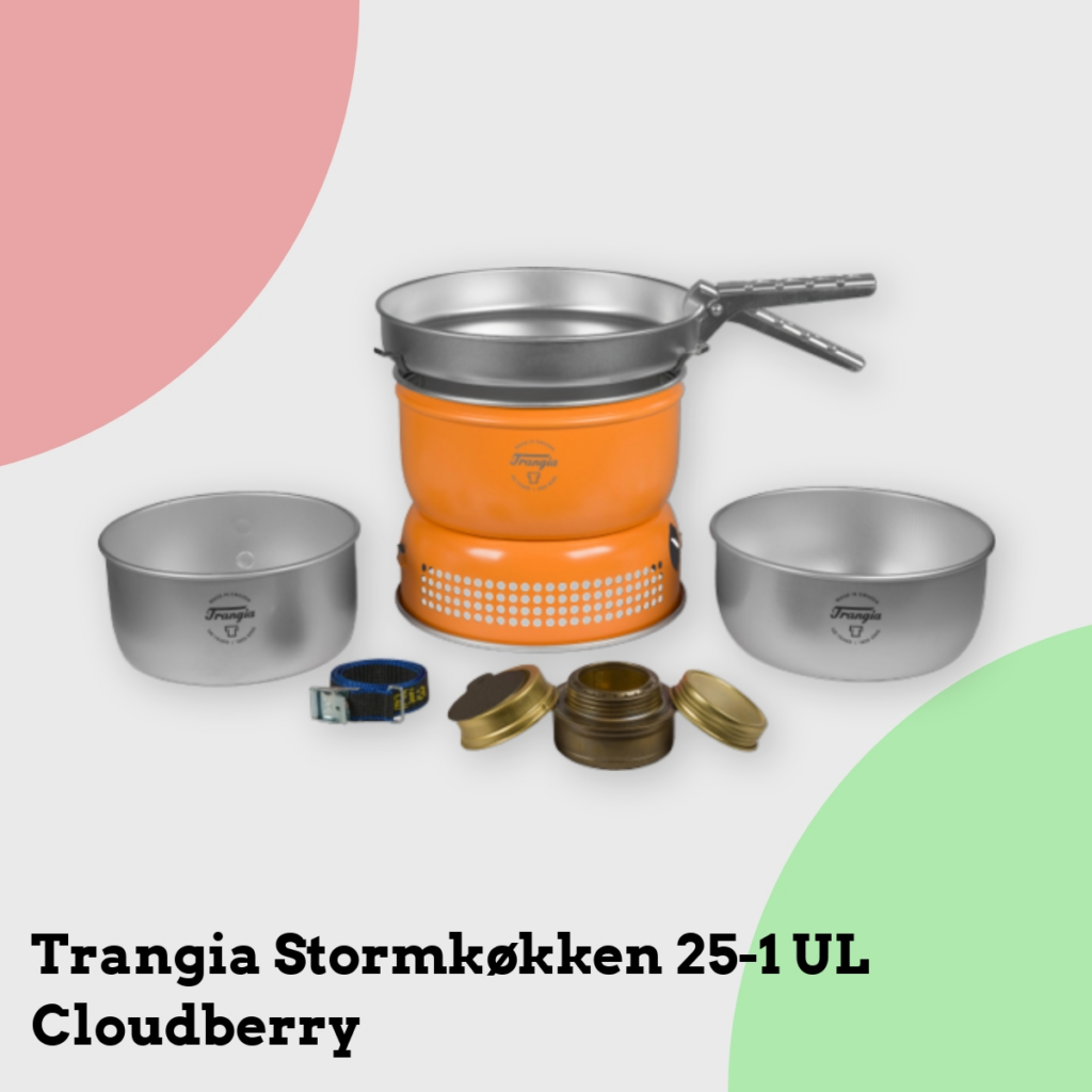 Anmeldelse af Trangia Stormkøkken 25-1 UL Cloudberry