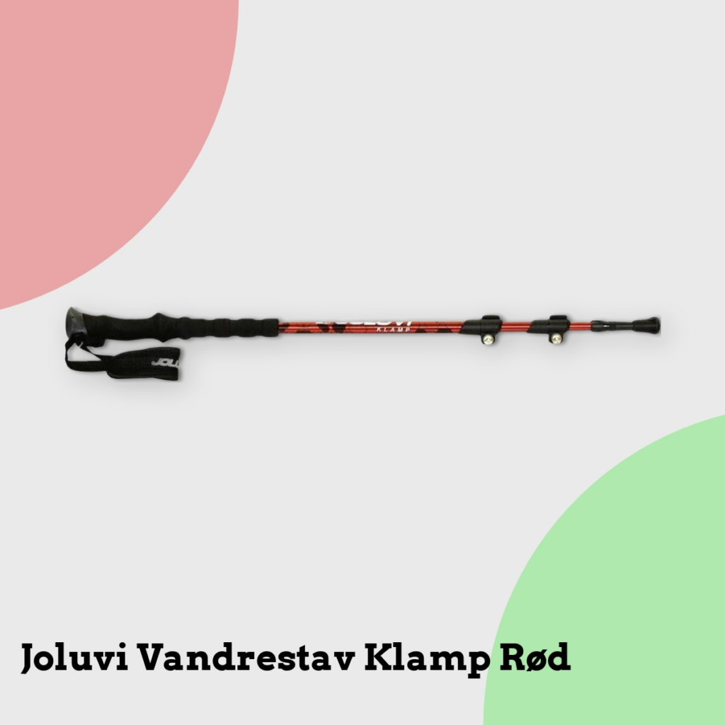 Anmeldelse af Joluvi Vandrestav Klamp Rød