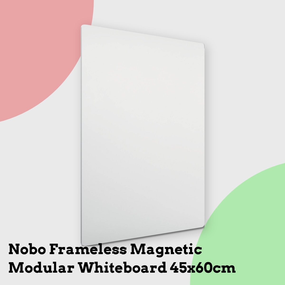 Anmeldelse af Nobo Frameless Magnetic Modular Whiteboard 45x60cm