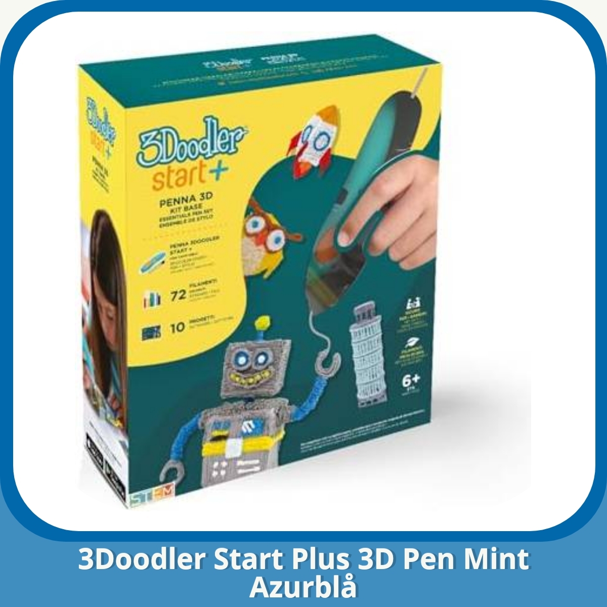 Anmeldelse af 3Doodler Start Plus 3D Pen Mint Azurblå