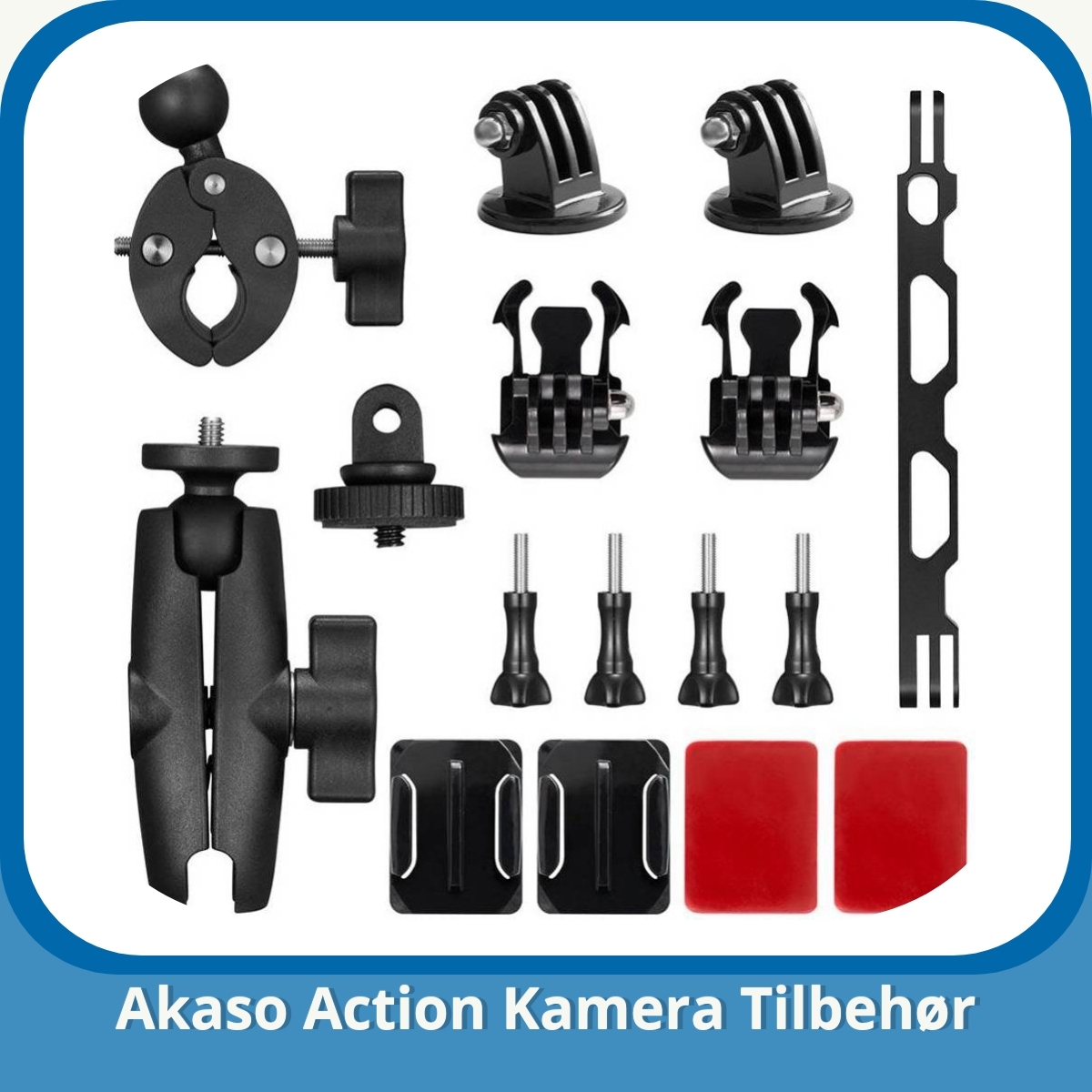 Anmeldelse af Akaso Action Kamera Tilbehør